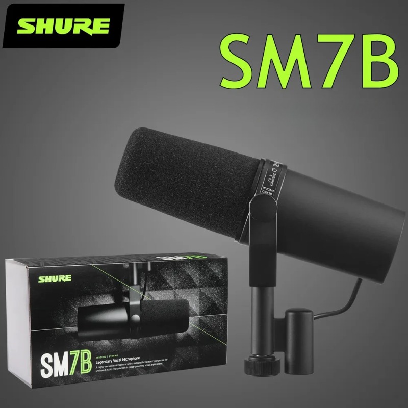 Shure Mic Sm7B - ميكروفون شور SM7B، ميكروفون ديناميكي SM7B،