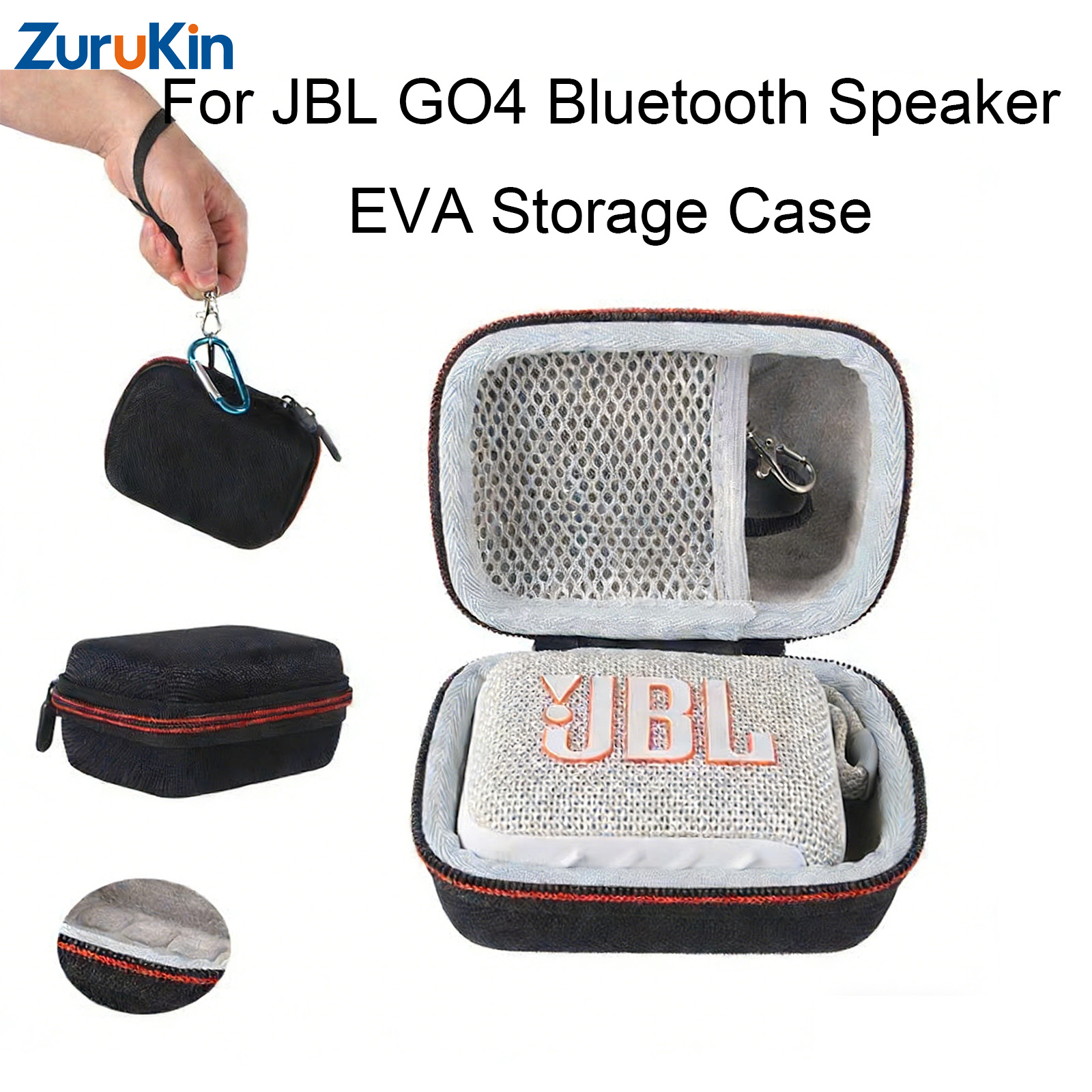 Jbl Speaker Go 4 - حقيبة حمل محمولة لملحقات مكبر الصوت