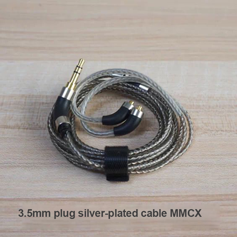 Audiophile Headphone Wired - كابل ترقية سماعات الرأس MMCX مطلي