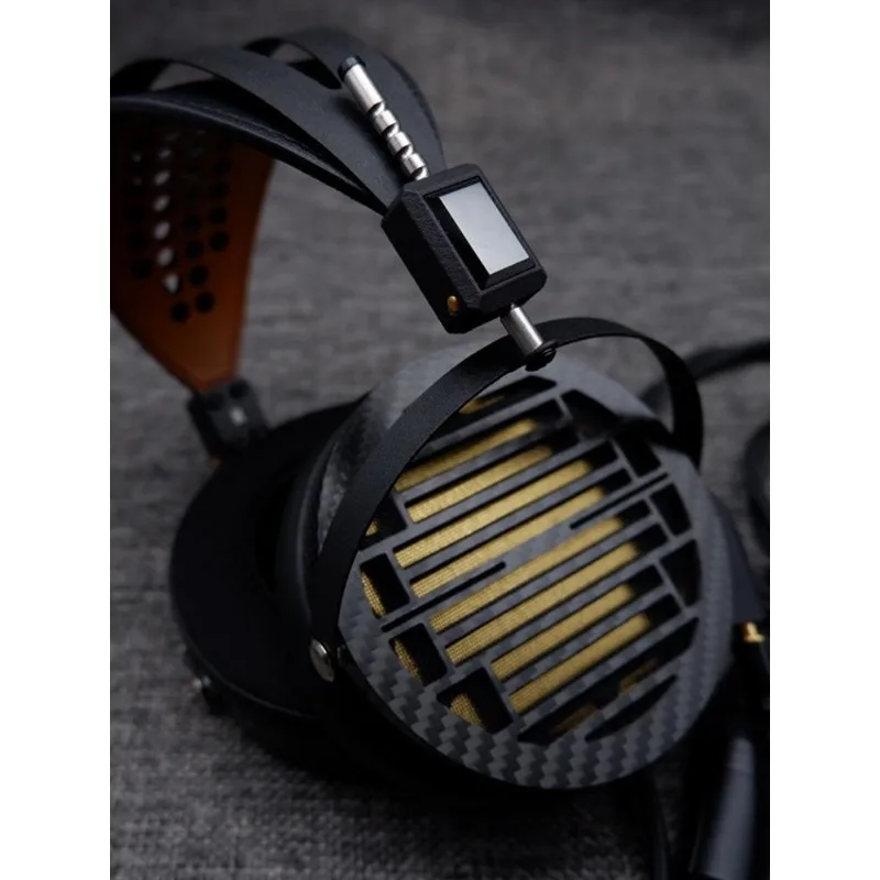 سماعات رأس NAN-7 ذهبية اللون ذ - مراجعة Audiophile Headphone Wired وسعره