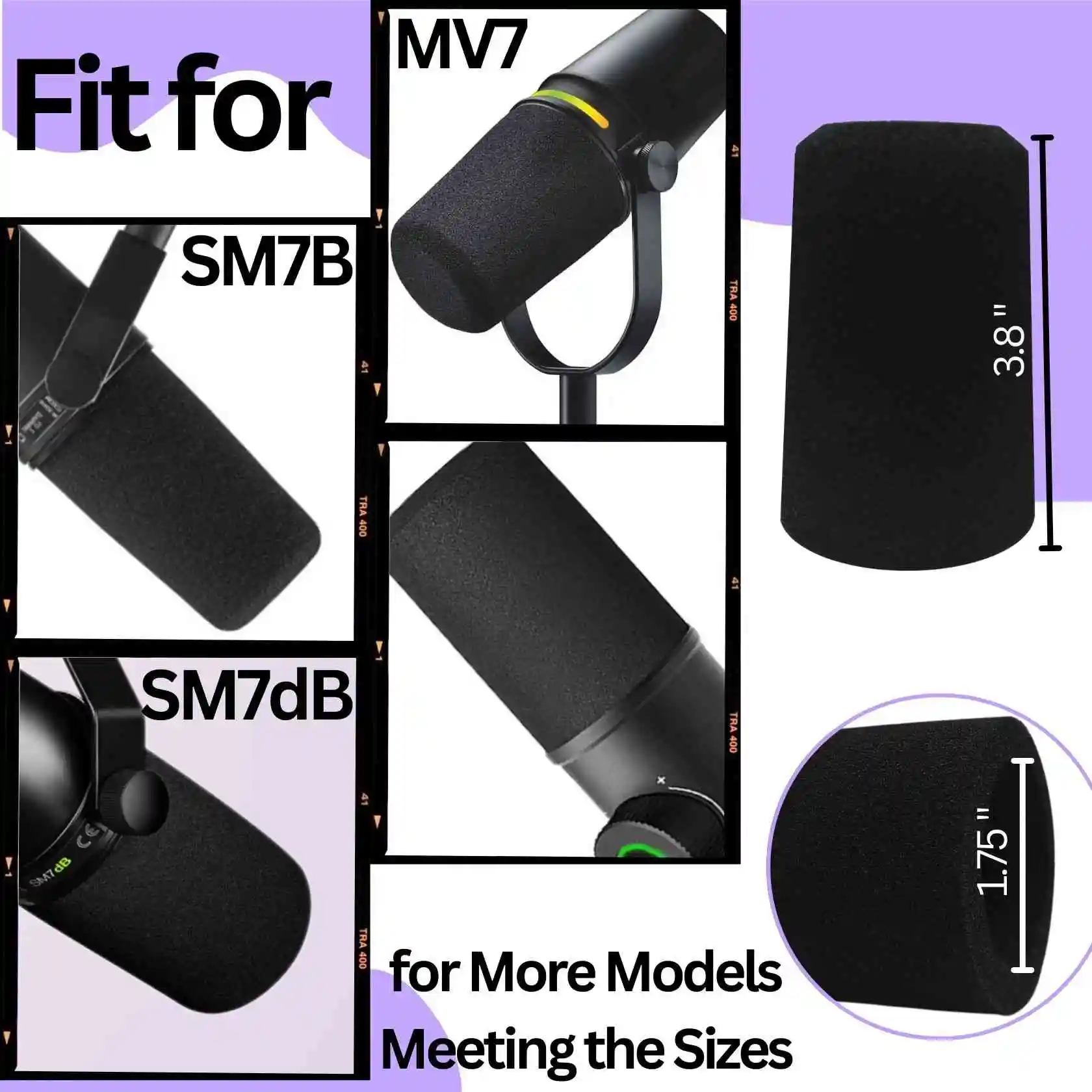 غطاء ميكروفون SM7 مع فلتر صوتي - مراجعة Shure Mic Sm7B وسعره