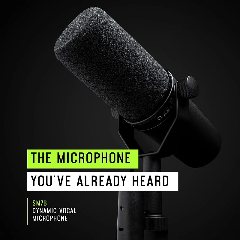 ميكروفون شور SM7B، ميكروفون دي - مراجعة Shure Mic Sm7B وسعره
