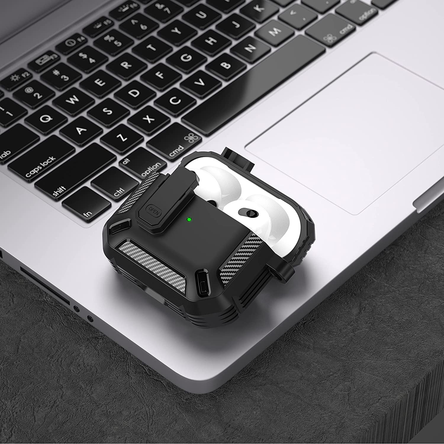 حافظة واقية Airpods Pro مع قفل - مراجعة Headphone Case Hard وسعره