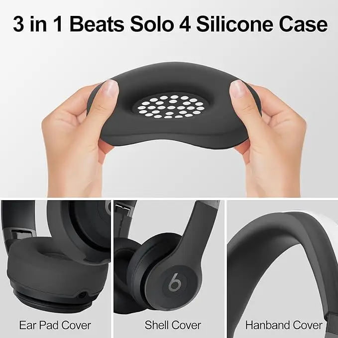 【3 في 1】 مجموعة غطاء حماية من  - مراجعة Beats Headphone Solo 4 وسعره