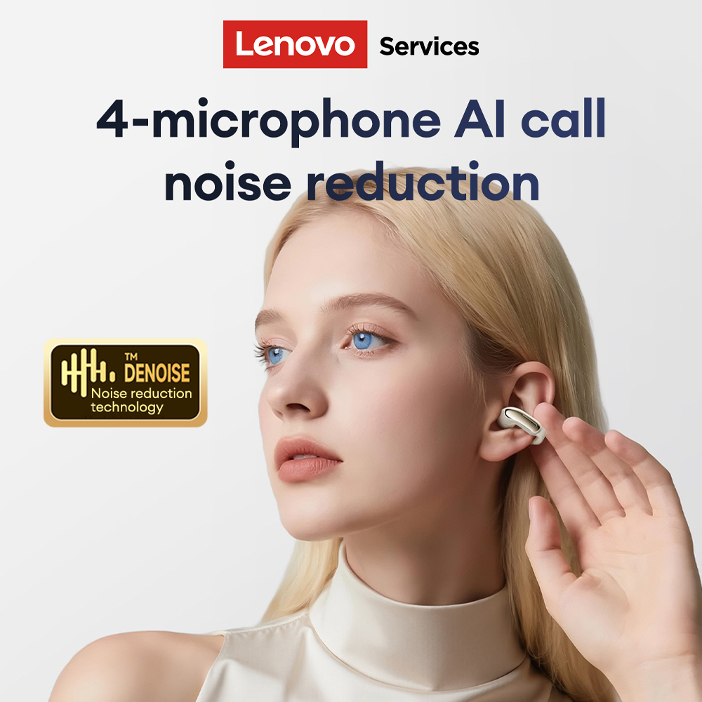 لينوفو LES-108 العظام التوصيل  - مراجعة Earbuds Charging Case وسعره