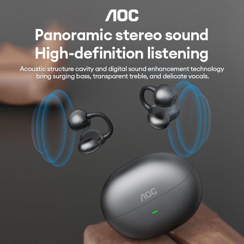 سماعات أذن لاسلكية AOC ACD2544 - مراجعة Earbuds Charging Case وسعره