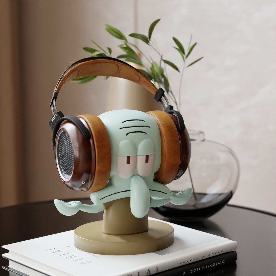 سبونجبوبس سكوير بانتس Squidwar - مراجعة Headphone Stand Desk وسعره