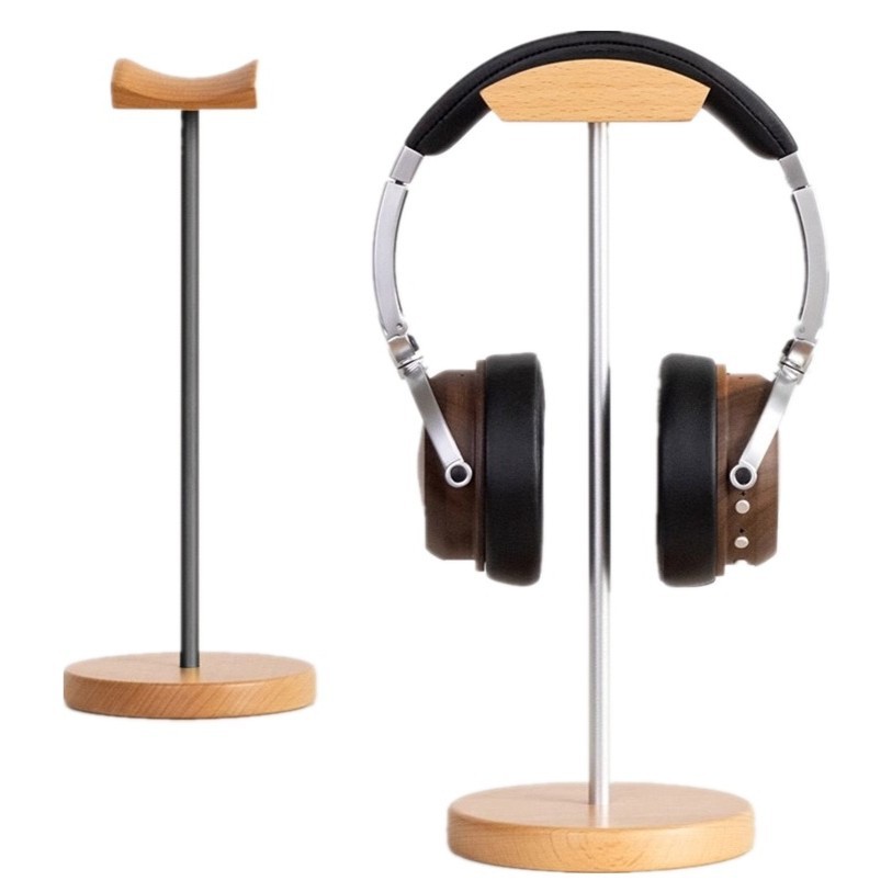 حامل سماعات رأس من خشب الجوز ا - مراجعة Headphone Stand Desk وسعره