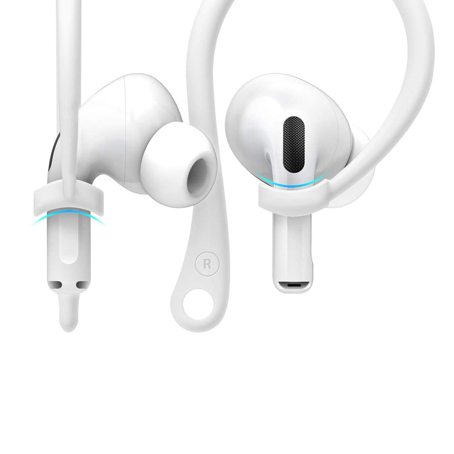 1 زوج سيليكون مكافحة خسر سيليك - مراجعة Sports Earphone Hook وسعره