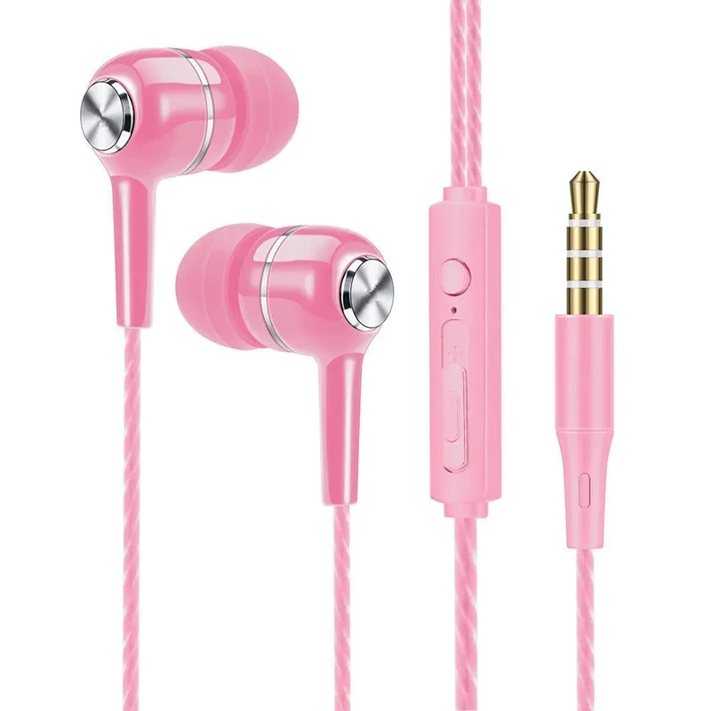 سماعات أذن سلكية 3.5 ملم داخل  - مراجعة Wired Earphone Mic وسعره