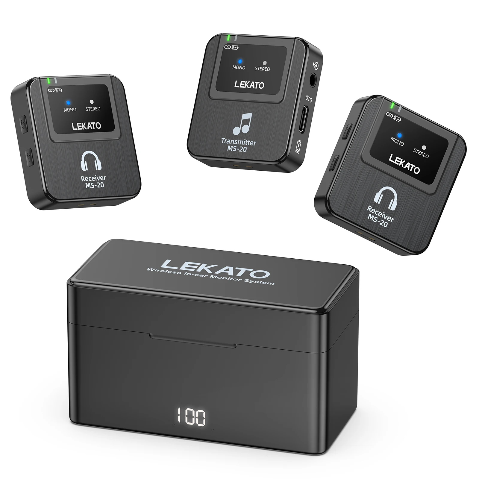 شاشة Lekato اللاسلكية داخل الأ - مراجعة In Ear Monitor Iem وسعره