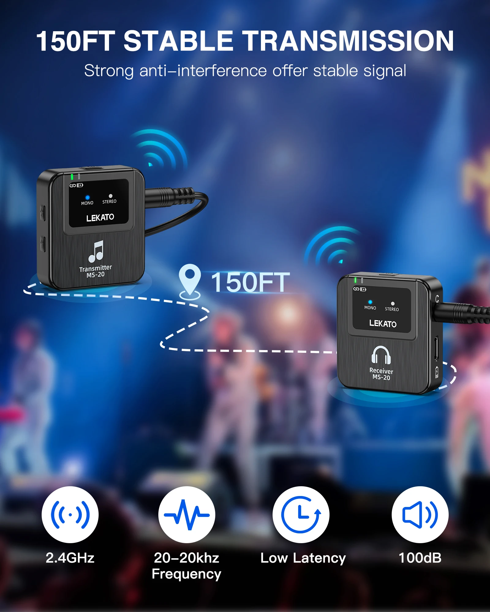 شاشة Lekato اللاسلكية داخل الأ - مراجعة In Ear Monitor Iem وسعره