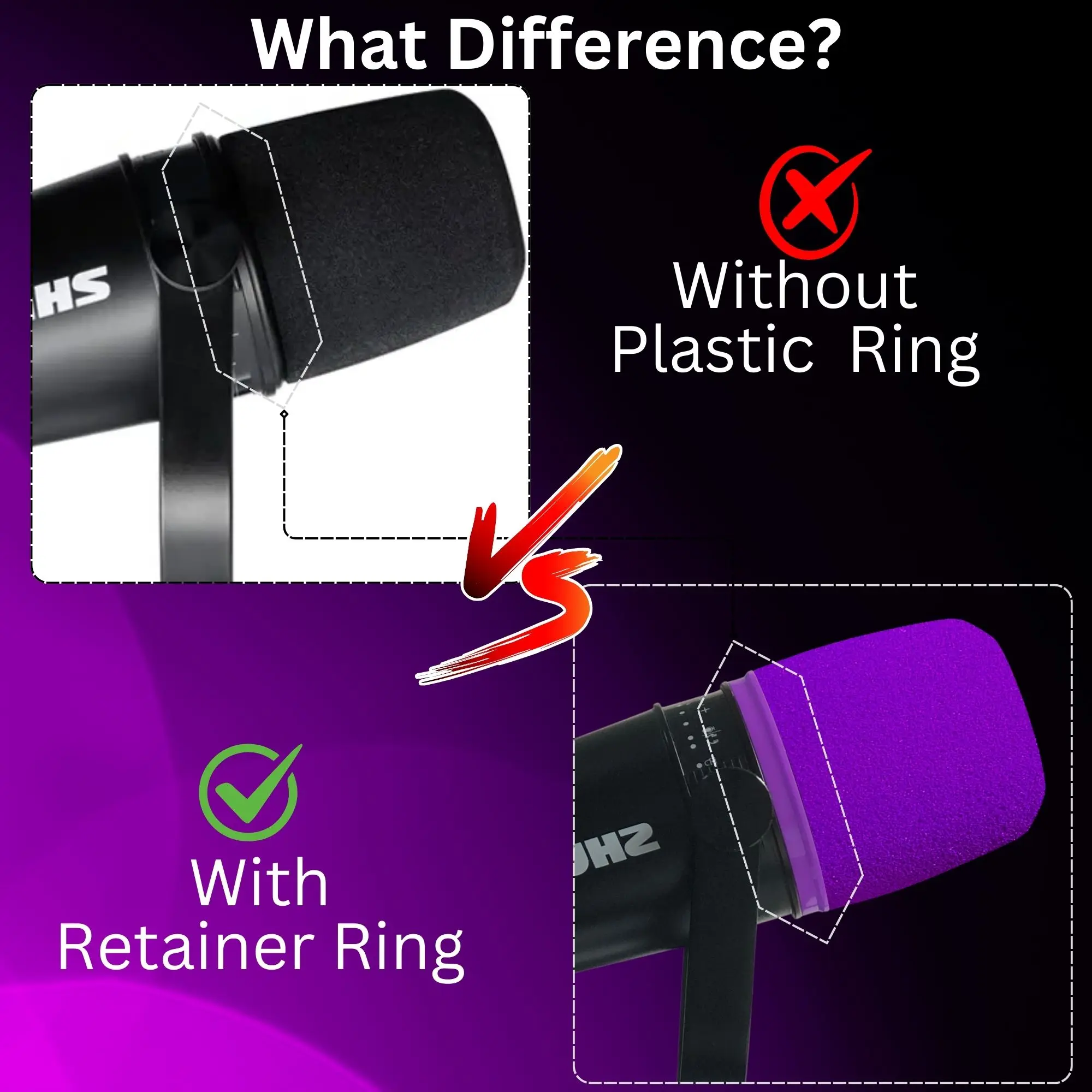 غطاء رغوي للميكروفون MV7 من شو - مراجعة Shure Mic Sm7B وسعره