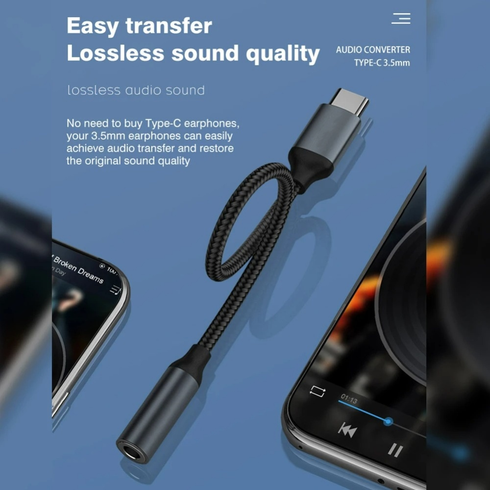محول صوت من نوع USB-C إلى 3.5  - مراجعة Audiophile Headphone Wired وسعره
