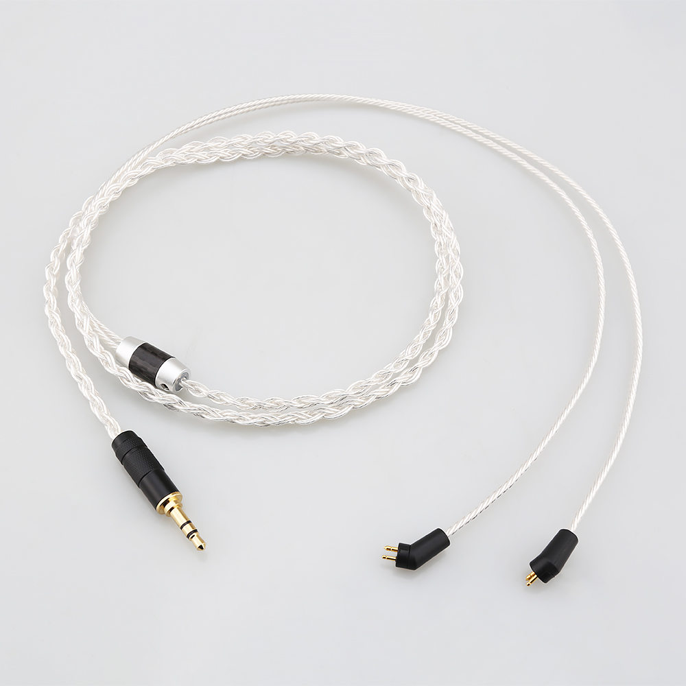 كابل ترقية مطلي بالفضة بثماني  - مراجعة In Ear Monitor Iem وسعره