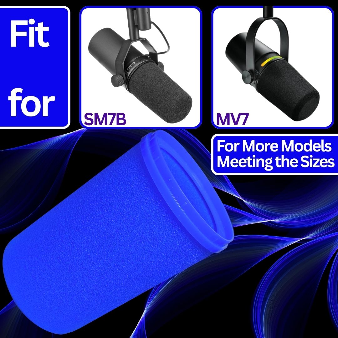 SM7dB الزجاج الأمامي رغوة عالي - مراجعة Shure Mic Sm7B وسعره