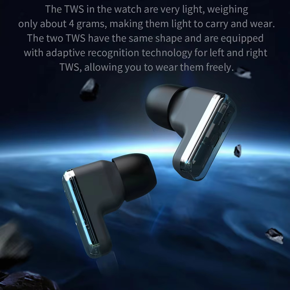 ساعة ذكية LIGE 2 في 1 مع سماعا - مراجعة Wireless Earbuds Tws وسعره
