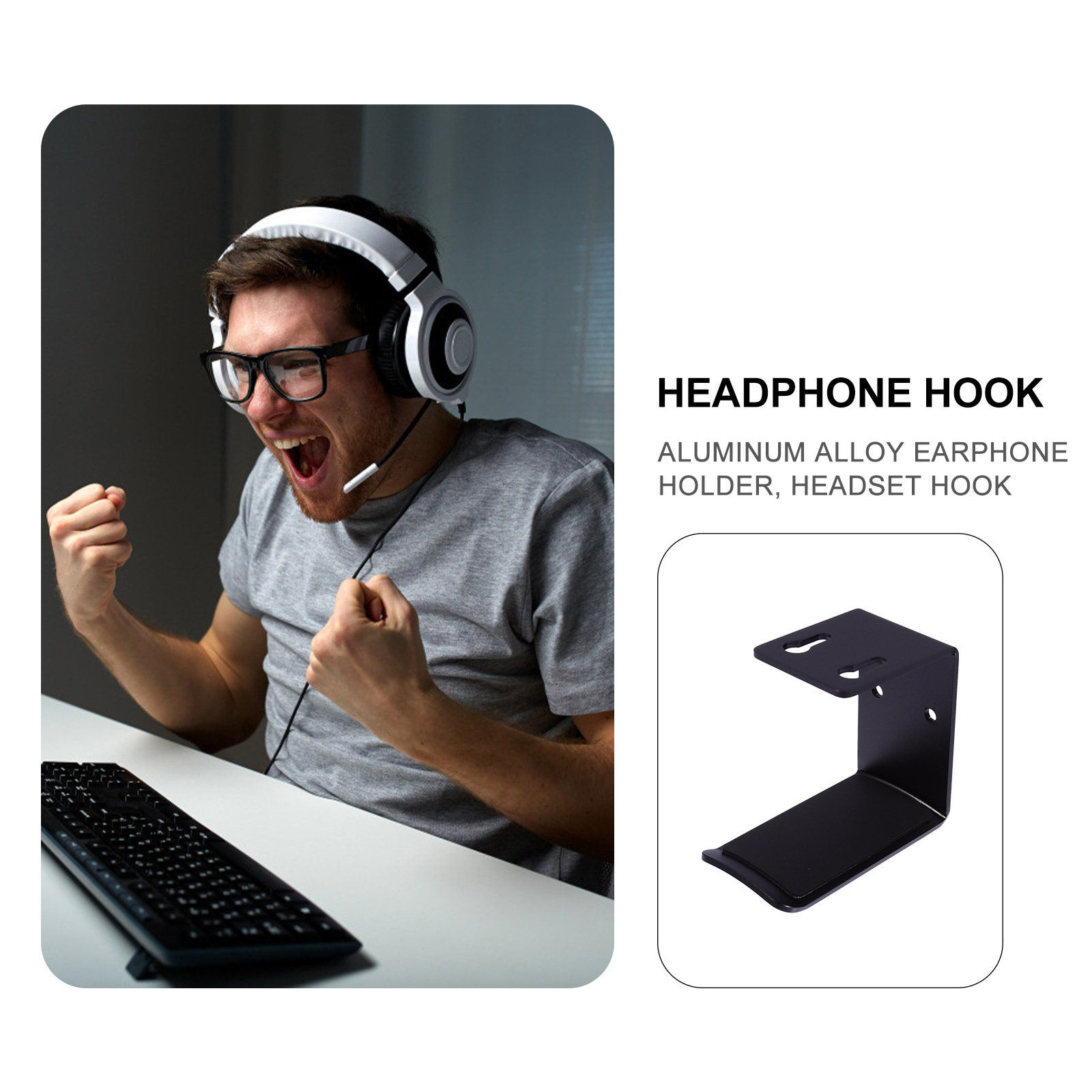 حامل سماعات رأس عالي الجودة من - مراجعة Headphone Stand Desk وسعره