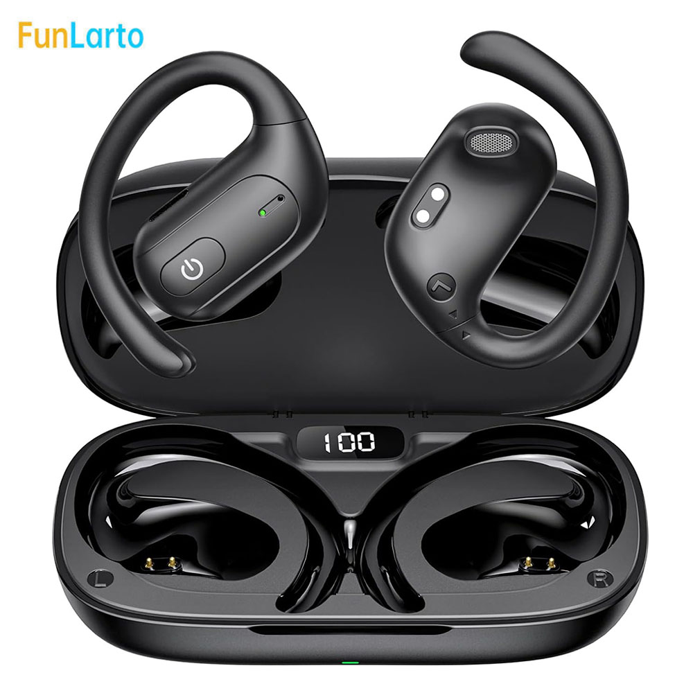 سماعات أذن لاسلكية للجري مفتوح - مراجعة Sports Earphone Hook وسعره
