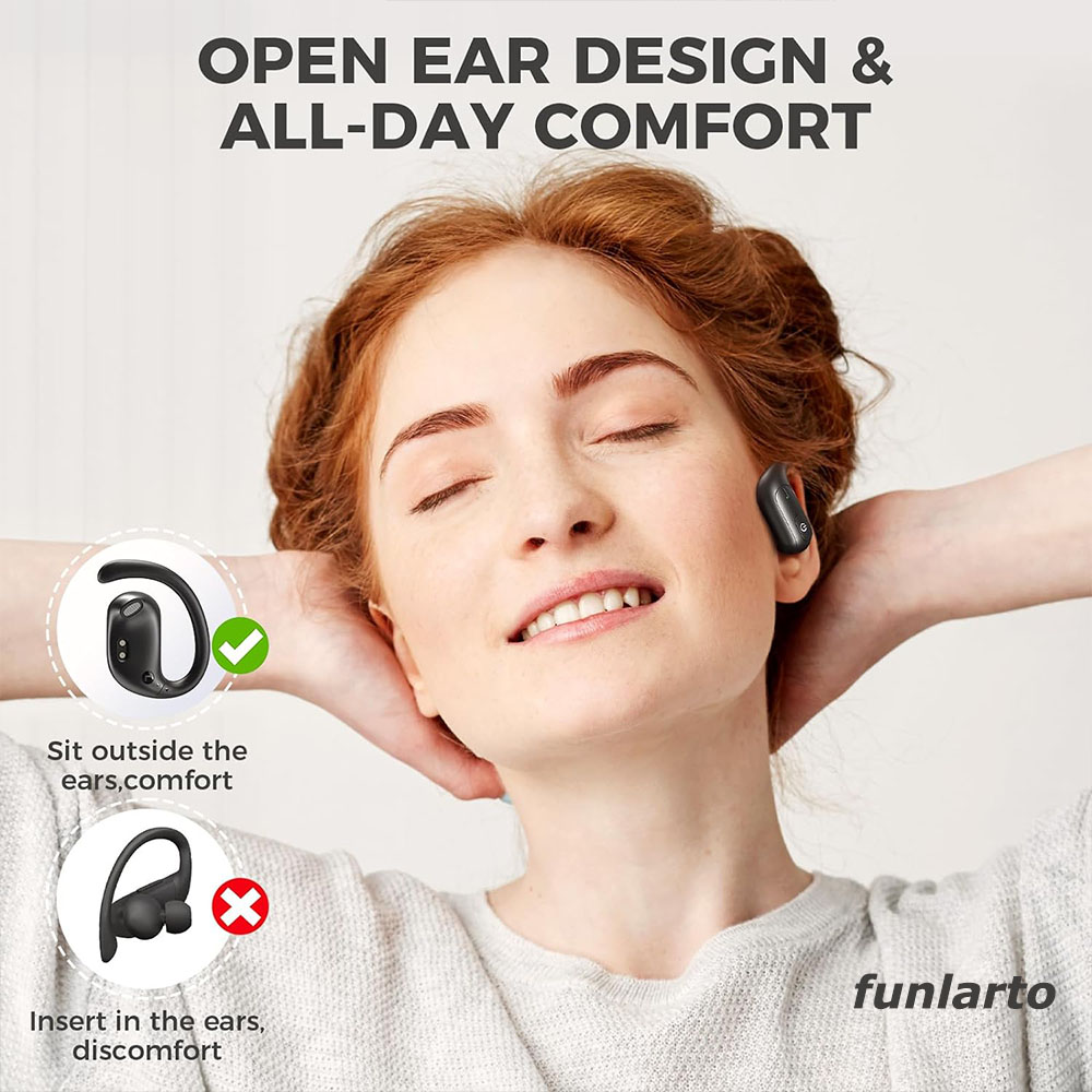 سماعات أذن لاسلكية للجري مفتوح - مراجعة Sports Earphone Hook وسعره